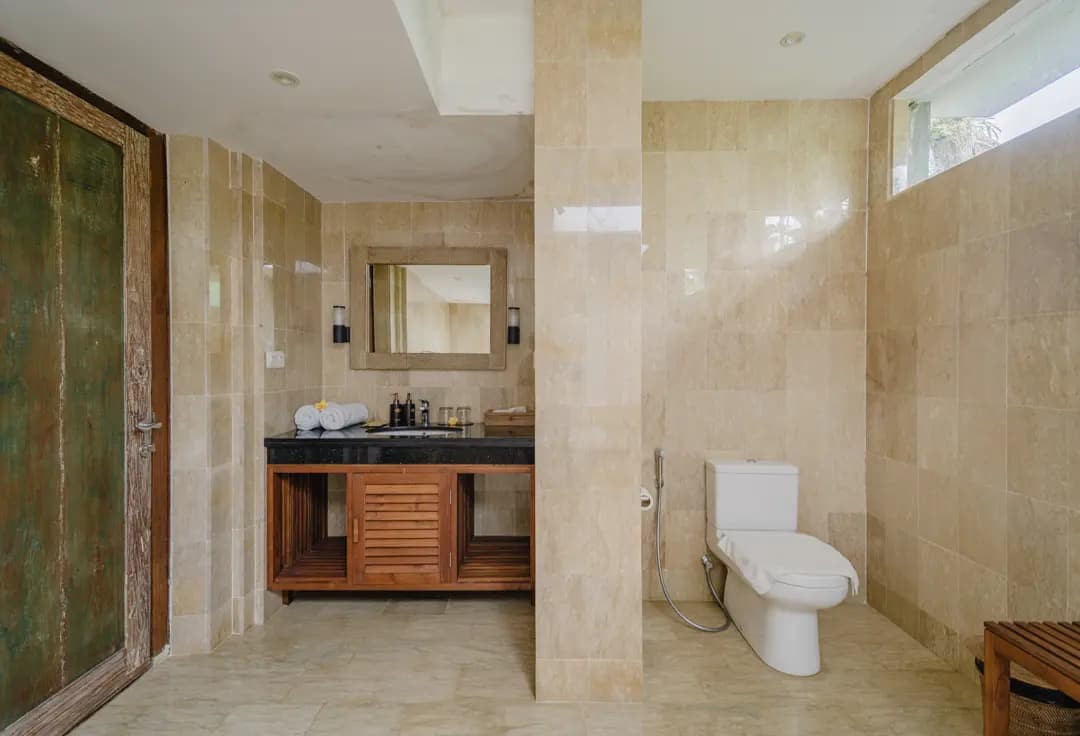 Kamar Twin dan kamar mandi
